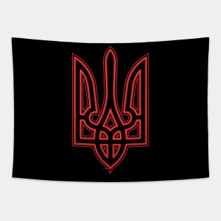 Ukrainian red trident Tapestry