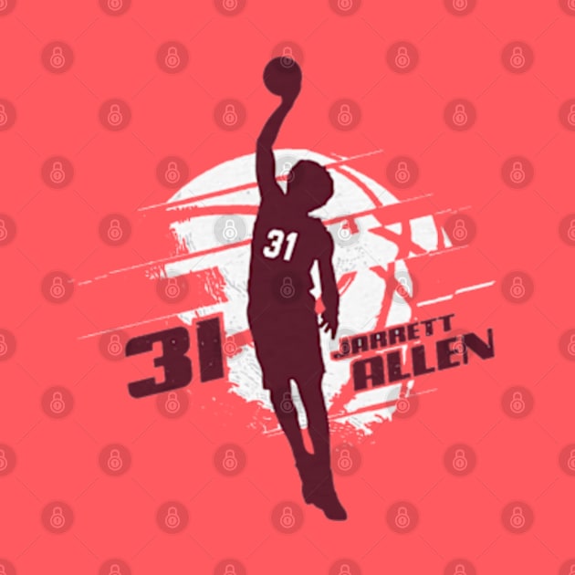 Jarrett Allen Cleveland Silhouette by danlintonpro