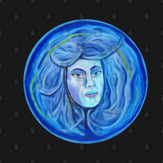 Madame Leota- Haunted Mansion by tesiamarieart