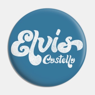 Elvis Costello / Retro Fan Art Design Pin