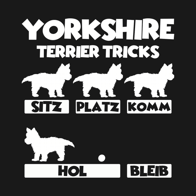 Yorkshire Terrier Dog Tricks by KAWAIITEE