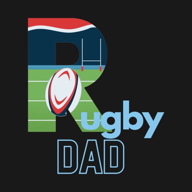 Rugby dad by Sport-tees by Marino's