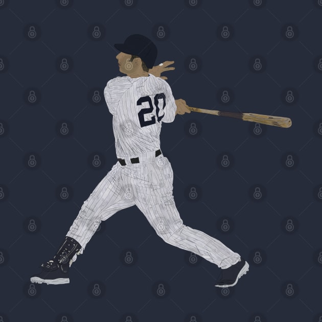 Jorge Posada by Ferrajito