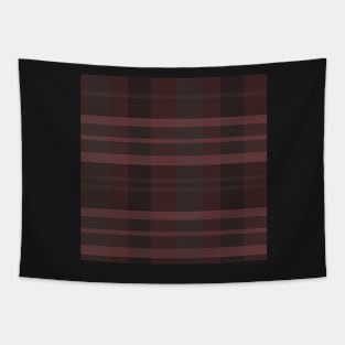 Grunge Aesthetic Evander 1 Hand Drawn Textured Plaid Pattern Tapestry