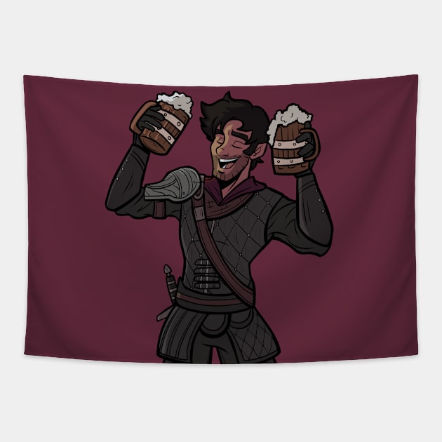 "Drinks are on me!"- Kytius Westwind Tapestry by Off the Beaten Path Musical