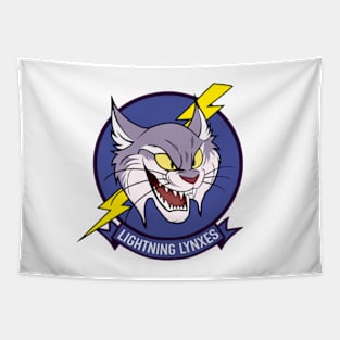 Lightning Lynxes Logo Tapestry