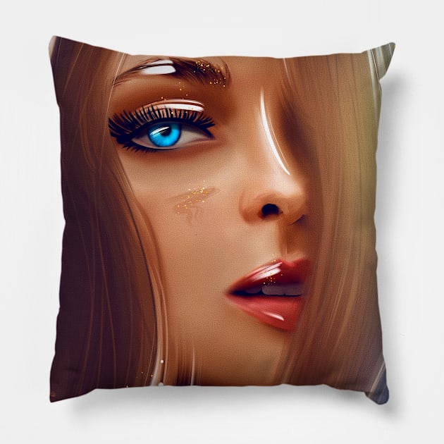 Gold rush 1 Pillow by queenann5