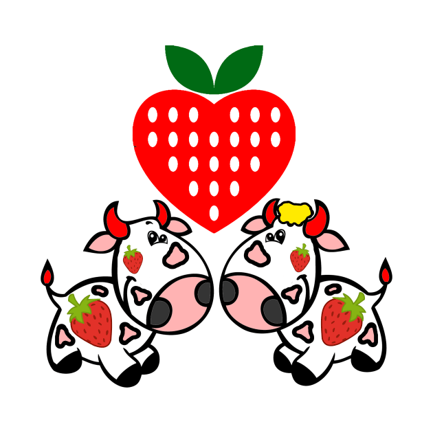 strawberry cow 1 by medo art 1