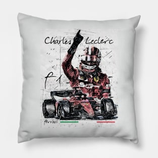 Charles Leclerc - Ferrari F1 Pillow