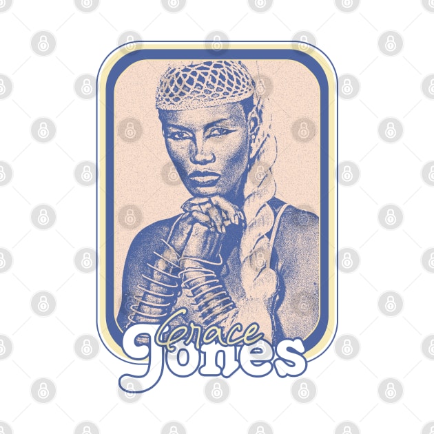 Grace Jones // Retro 80s Aesthetic Fan Design by DankFutura