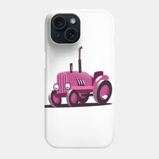 Pink Tractor Phone Case