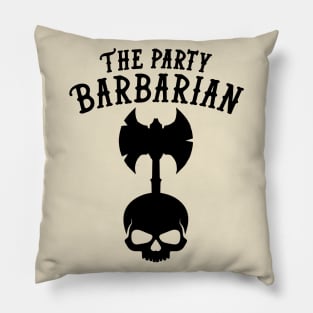 Barbarian Dungeons and Dragons Pillow