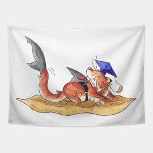 Sand Tiger Shark Grad Tapestry