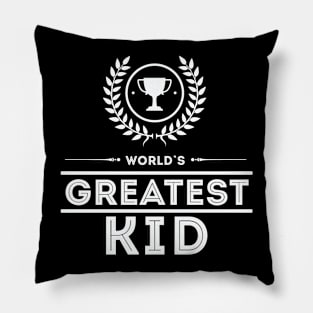 World`s Greatest Kid Pillow