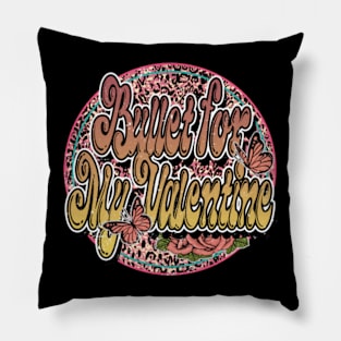 Great Gift My Valentine Flowers Proud Name Christmas 70s 80s 90s Pillow