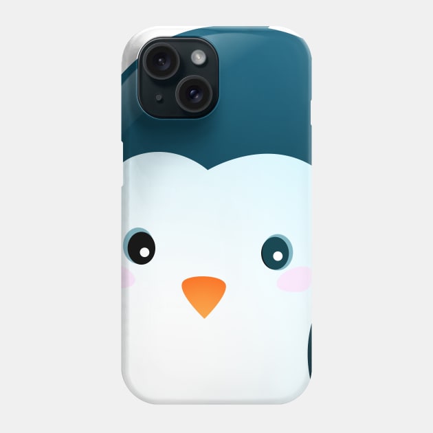 Beautiful Penguin Cartoon Art Print Phone Case by MariaStore