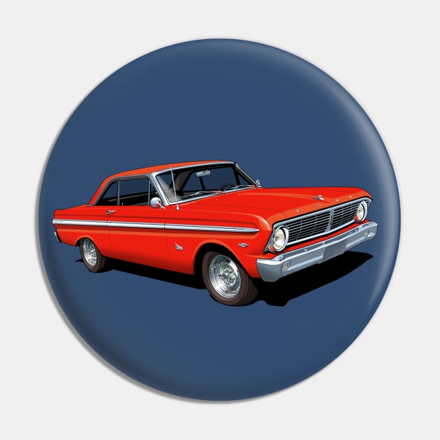 1965 Ford Falcon Futura in poppy red Pin by candcretro