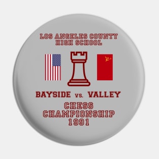 Bayside vs Valley Chess Championship 1991 Pin