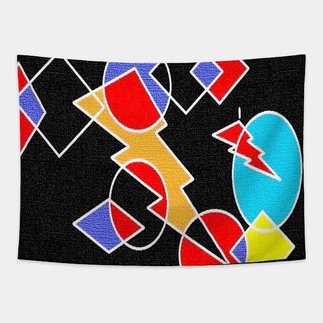 Rayo multicolor Tapestry by osileig