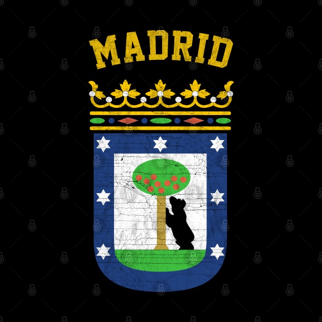 Madrid - Vintage Faded Look Design by DankFutura