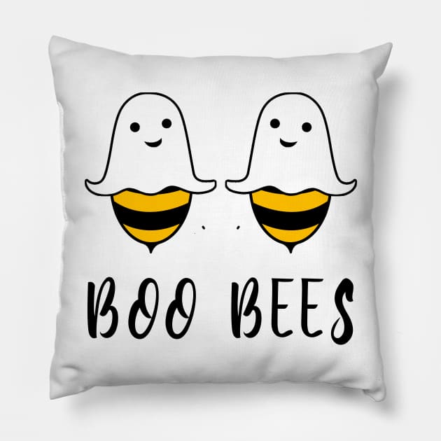 boo bees, boo bees halloween Pillow by artspot