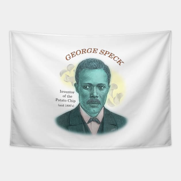 George Speck, Inventor of the Potato Chip Tapestry by eedeeo