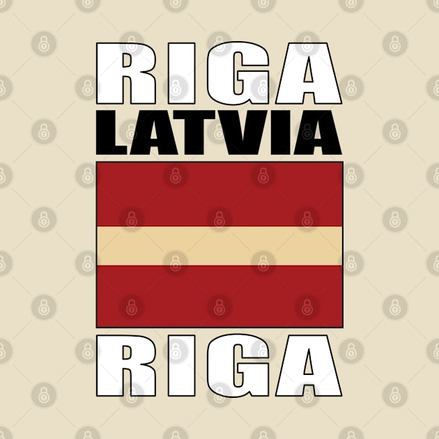 Flag of Latvia by KewaleeTee