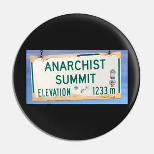 Anarchist Summit BC Canada Pin