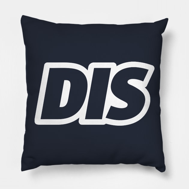 DIS Chest Logo Pillow by TheDIS