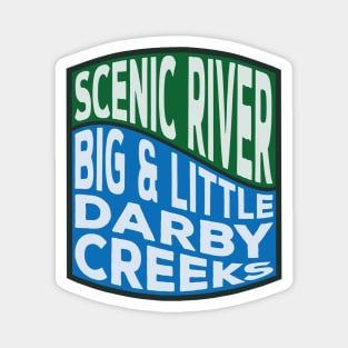 Big and Little Darby Creeks Scenic River wave Magnet