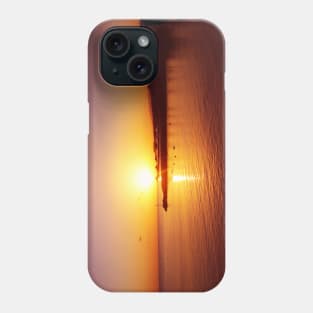 Purple orange pink sunset in Crete Greece Europe Travel beautiful day Photography Phone Case