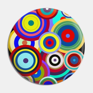 Op Art No. 203 Kandinsky Pin