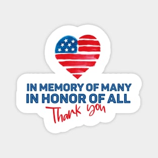 Memorial day 2024 Magnet