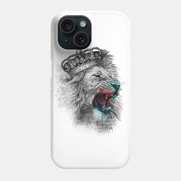 king lion Phone Case by clingcling