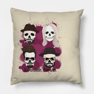 Louden swain spray paint Pillow