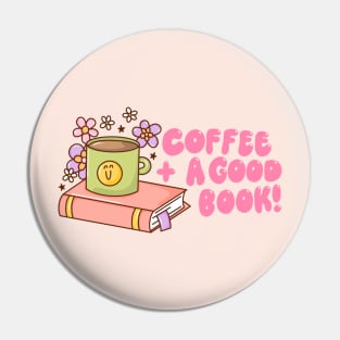 Coffee plus a good book Pin
