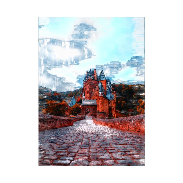 German Castle European. For Vintage Castle Lovers. by ColortrixArt