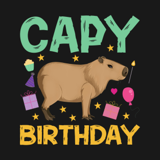 Capy Birthday Cappybara Capybara T-Shirt