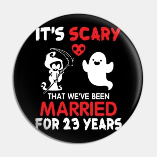 It's Scary That We've Been Married For 23 Years Ghost And Death Couple Husband Wife Since 1997 Pin