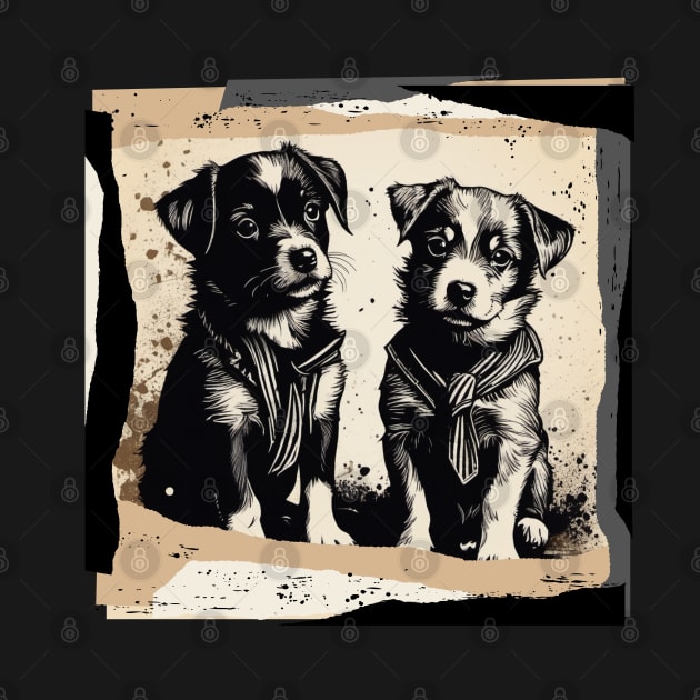 Vintage Canine Companions by FashionPulse