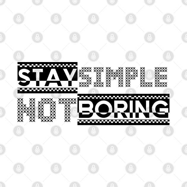 Stay Simple, Not Boring Typography by LaartStudio