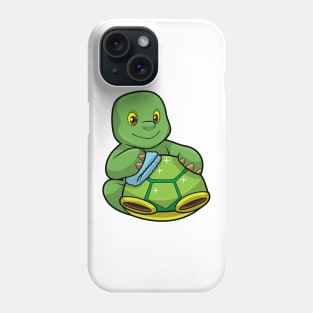 Turtle with Shell & Cleaning rag Phone Case