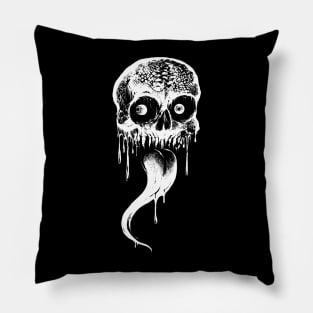 Licking Skull Pillow