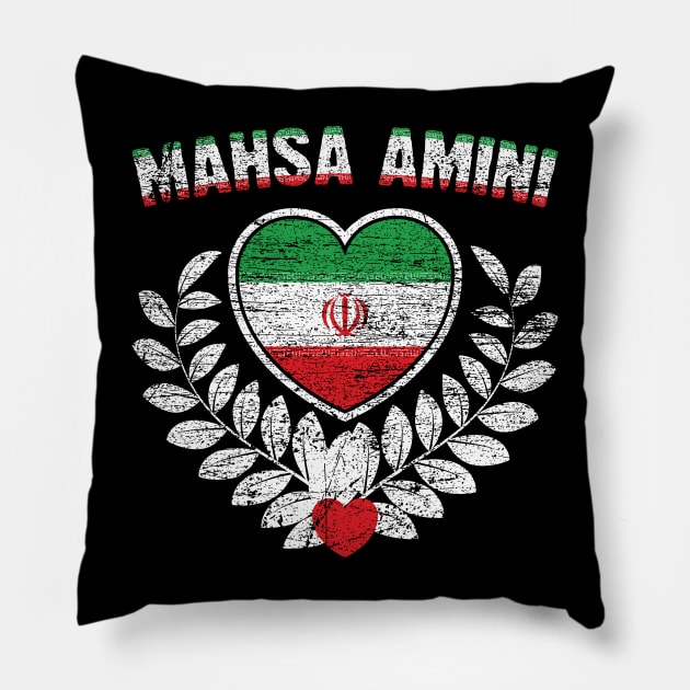 Mahsa Amini Pillow by Emma
