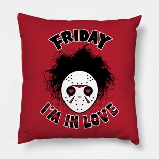 Funny Cute 90's Valentine Slasher Love Song Parody Pillow