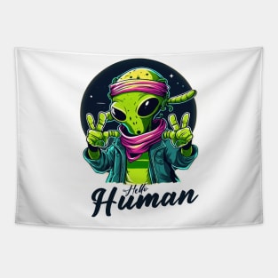 Hello Human Tapestry