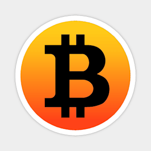 Bitcoin Sunset Magnet