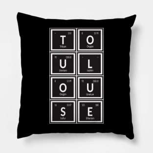 Toulouse Table of Elements Pillow