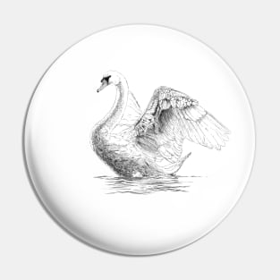 Schwan Pin