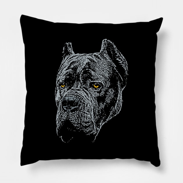 Cane Corso Pillow by childofthecorn